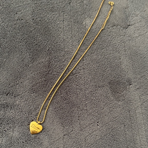 Dior Gold Heart Necklace - Picture 1 of 4